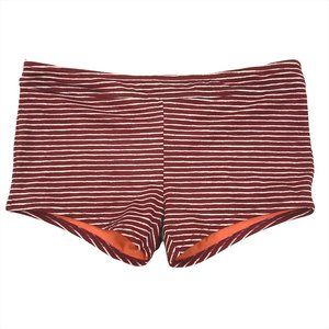 Prana Raya Swim Bottom Rusted Roof Striped Women's Large
